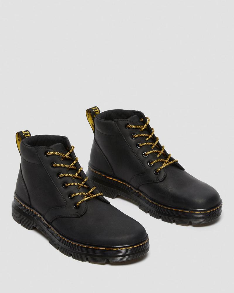 Dr Martens Bonny Læder Fritidsstøvler Dame Sort | DK 75HAP